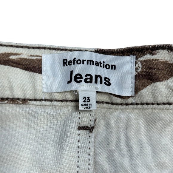 Reformation Sonora Western High Rise Straight Jeans Womens 23 - Picture 4 of 8